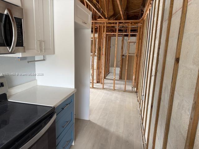 interior space featuring wood finished floors