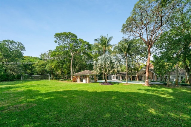 9000 Arvida Dr, Coral Gables, FL 33156 - view of yard featuring volleyball court