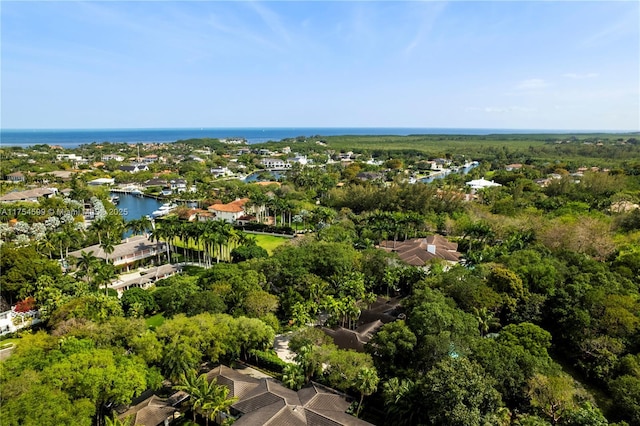 9000 Arvida Dr, Coral Gables, FL 33156 - aerial view featuring a water view