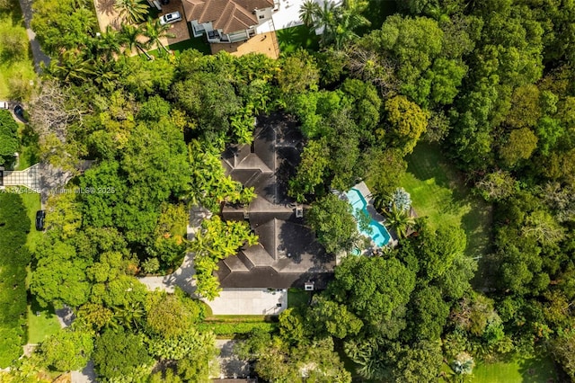 9000 Arvida Dr, Coral Gables, FL 33156 - drone / aerial view featuring a residential view