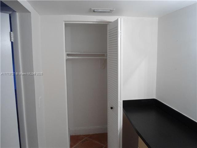closet featuring visible vents