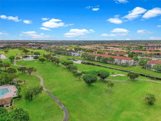 12750 SW 4th Ct Unit 407J, Pembroke Pines, FL 33027 - aerial view of a nearby body of water and a local golf course