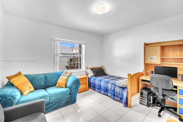 5660 SW 99th Ln, Cooper City, FL 33328 - bedroom with an office area and tile patterned flooring