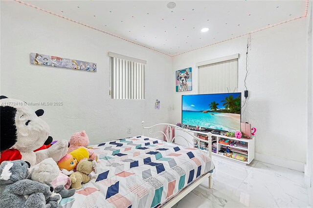 910 N 70th Ave, Hollywood, FL 33024 - bedroom featuring marble finish floors and recessed lighting