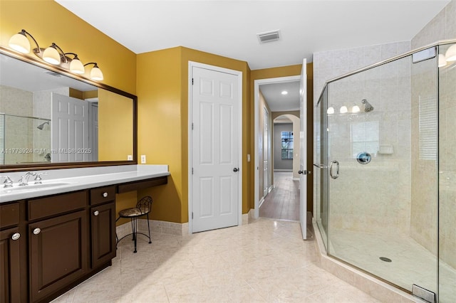 2031 SW 185th Ave, Miramar, FL 33029 - bathroom featuring a stall shower and vanity