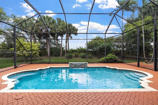 2031 SW 185th Ave, Miramar, FL 33029 - swimming pool with a lanai and a patio