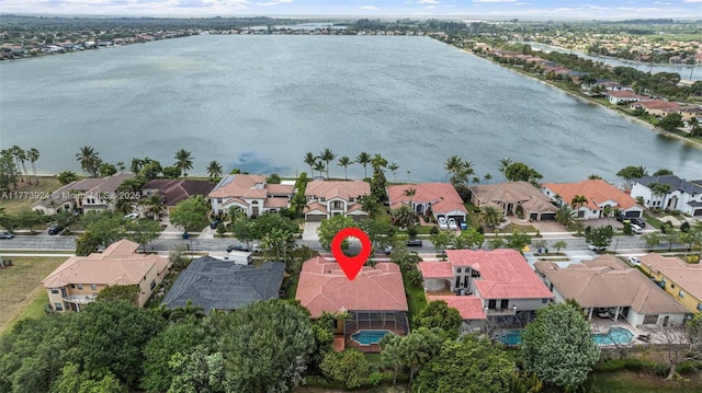 2031 SW 185th Ave, Miramar, FL 33029 - aerial view of residential area featuring a nearby body of water