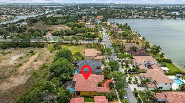 2031 SW 185th Ave, Miramar, FL 33029 - aerial view of residential area featuring a nearby body of water