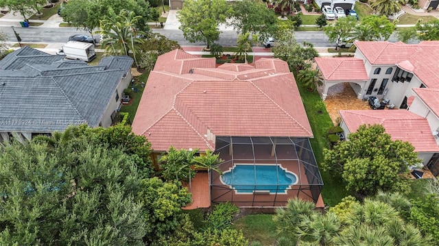 2031 SW 185th Ave, Miramar, FL 33029 - aerial perspective of suburban area with a pool