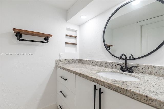 6890 N Kendall Dr Unit B202, Pinecrest, FL 33156 - bathroom featuring vanity and recessed lighting