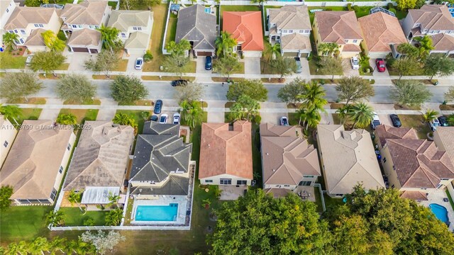 6231 SW 195th Ave, Pembroke Pines, FL 33332 - aerial perspective of suburban area featuring a pool