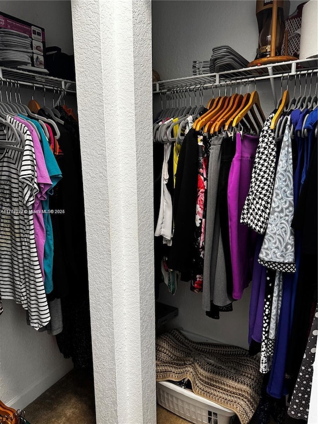 view of closet