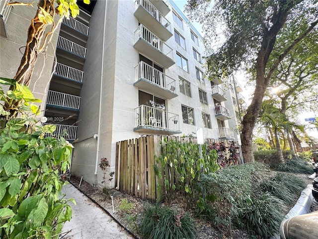 view of property