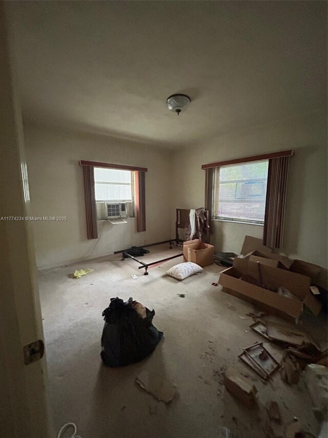 3401 SW 14th St, Miami, FL 33145 - empty room featuring healthy amount of natural light and cooling unit