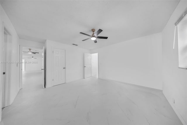 11390 NW 37th St, Coral Springs, FL 33065 - unfurnished bedroom with visible vents and a ceiling fan