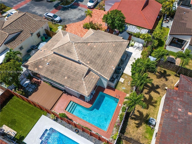 519 SW 88th Pl E, Miami, FL 33174 - view from above of property with a pool area