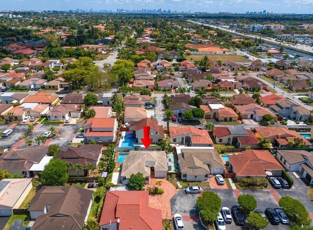 519 SW 88th Pl E, Miami, FL 33174 - aerial view of property's location with nearby suburban area