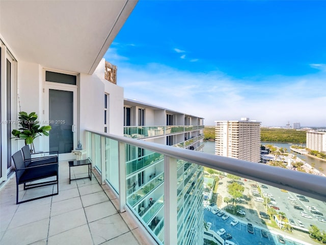 100 Bayview Dr Unit Ph01, Sunny Isles Beach, FL 33160 - balcony with a water view and a view of city