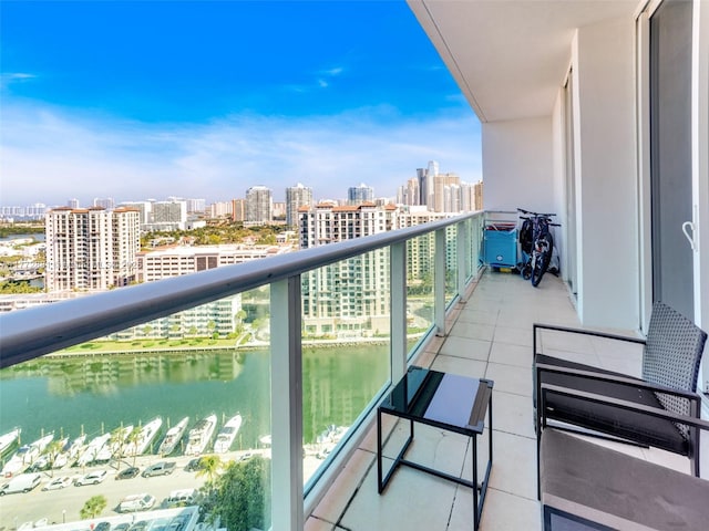 100 Bayview Dr Unit Ph01, Sunny Isles Beach, FL 33160 - balcony with a view of city and a water view