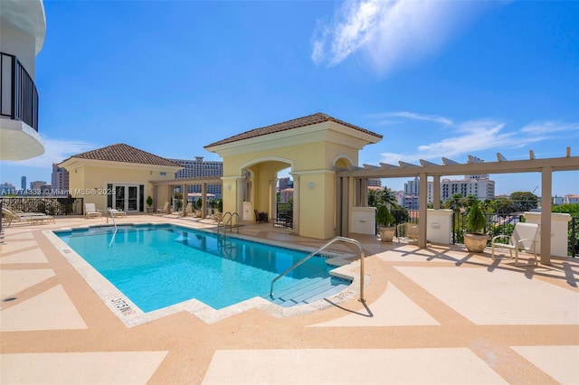 community pool featuring a patio