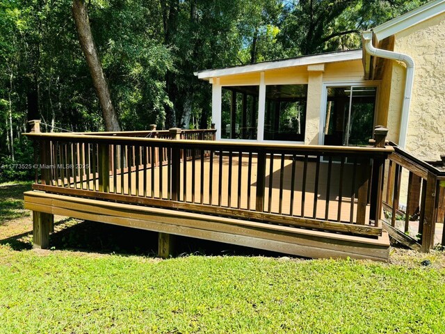 1950 S Tanner Rd, Orlando, FL 32820 - deck featuring a lawn
