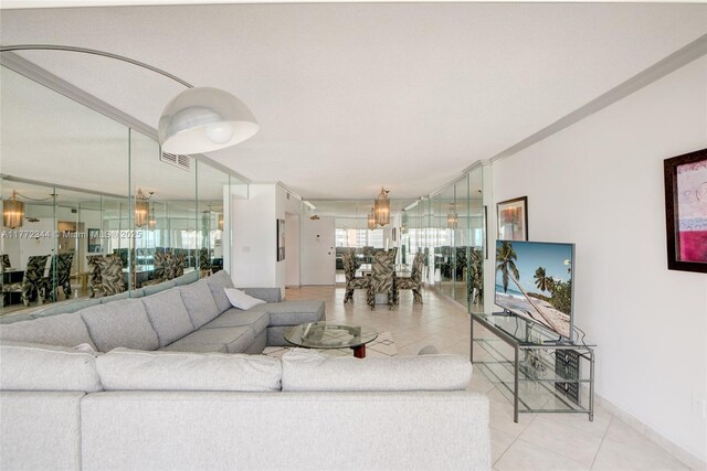 1950 S Ocean Dr Unit 6G, Hallandale Beach, FL 33009 - dining room with light tile patterned floors and a textured ceiling