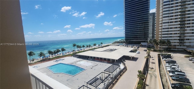 1950 S Ocean Dr Unit 6G, Hallandale Beach, FL 33009 - community pool featuring a water view