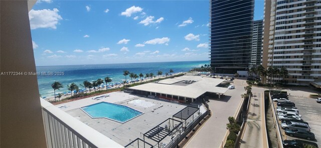 1950 S Ocean Dr Unit 6G, Hallandale Beach, FL 33009 - community pool featuring a water view