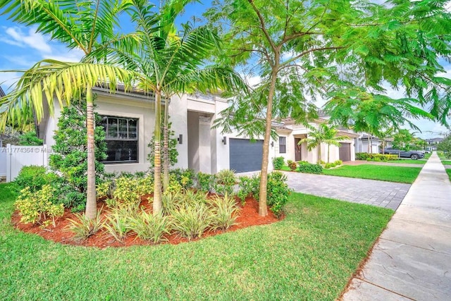 17451 SW 41st St, Miramar, FL 33029 - view of front of property featuring a garage, stucco siding, and driveway