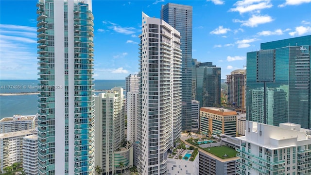 1300 Brickell Bay Dr Unit 601, Miami, FL 33131 - city view with a water view