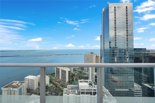 1300 Brickell Bay Dr Unit 601, Miami, FL 33131 - balcony with a view of city and a water view