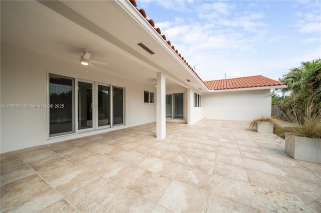 6881 SW 94th Ave, Miami, FL 33173 - view of patio with a ceiling fan