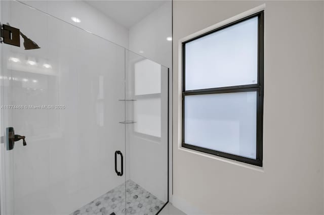 3114 39th St SW, Lehigh Acres, FL 33976 - full bathroom featuring a stall shower