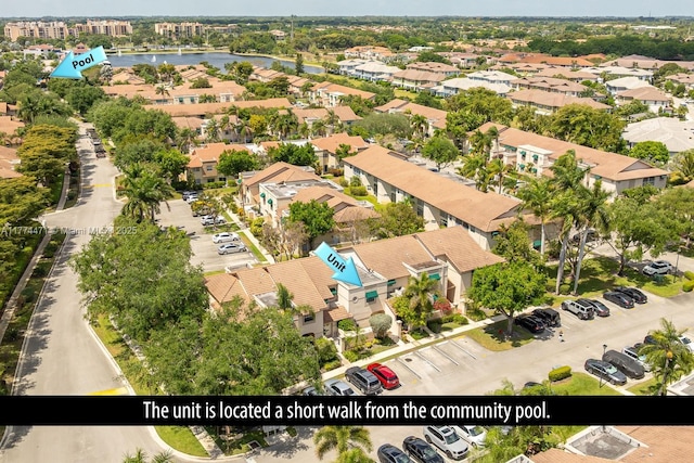 birds eye view of property featuring a residential view