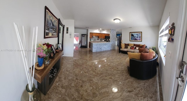 view of living area