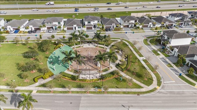 23300 SW 110th Ct, Homestead, FL 33032 - drone / aerial view with a residential view