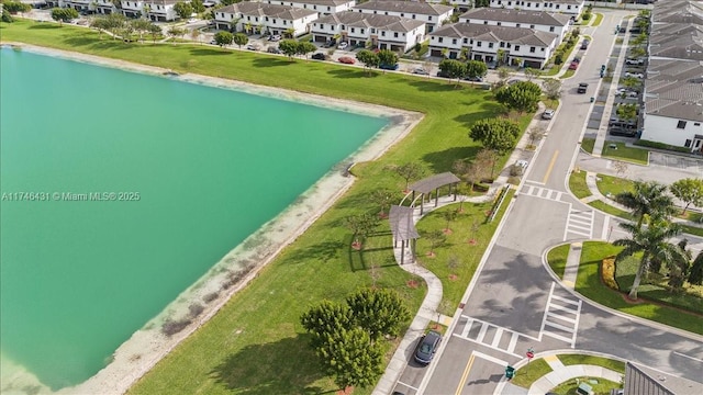 23300 SW 110th Ct, Homestead, FL 33032 - birds eye view of property featuring a water view and a residential view