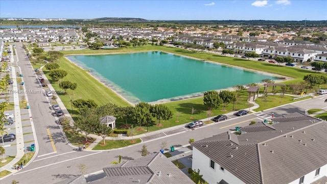 23300 SW 110th Ct, Homestead, FL 33032 - drone / aerial view with a water view and a residential view