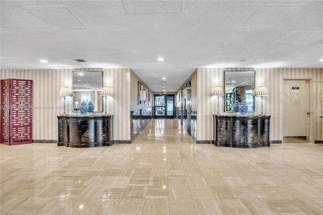 lobby with visible vents