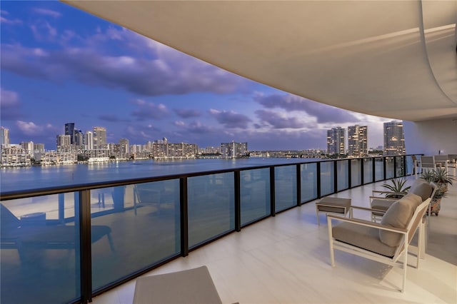 5000 Island Estates Dr Unit 704, Aventura, FL 33160 - balcony featuring a city view and a water view