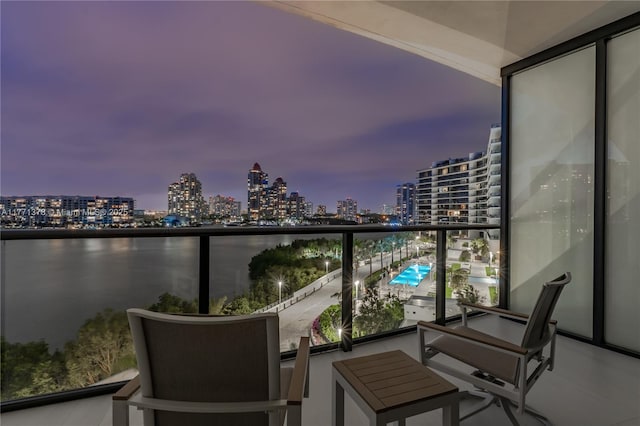 5000 Island Estates Dr Unit 704, Aventura, FL 33160 - balcony with a city view