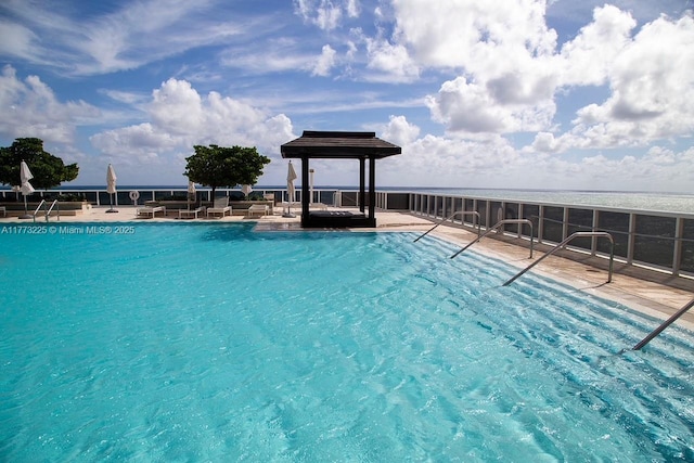1850 S Ocean Dr Unit 1004, Hallandale Beach, FL 33009 - community pool featuring a water view