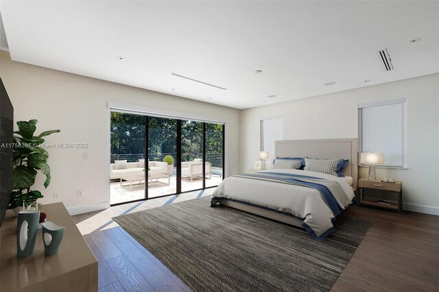 7360 SW 53rd Pl, Miami, FL 33143 - living room featuring visible vents, recessed lighting, and wood finished floors