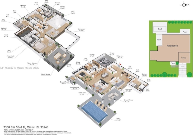 7360 SW 53rd Pl, Miami, FL 33143 - view of layout