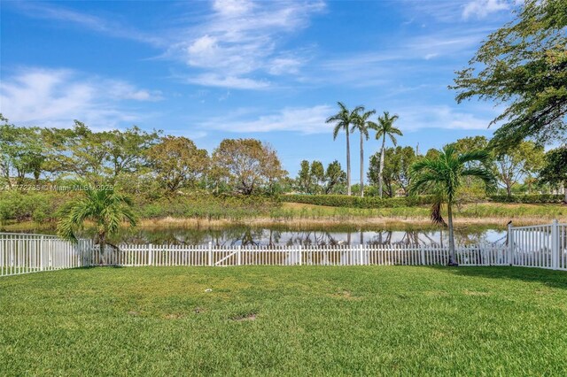 16249 NW 24th St, Pembroke Pines, FL 33028 - fenced backyard with a water view