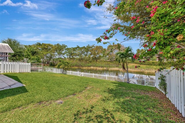 16249 NW 24th St, Pembroke Pines, FL 33028 - fenced backyard with a water view