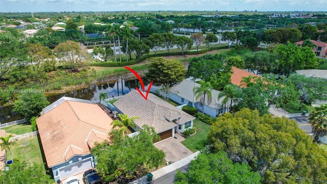 16249 NW 24th St, Pembroke Pines, FL 33028 - aerial overview of property's location with a nearby body of water and nearby suburban area