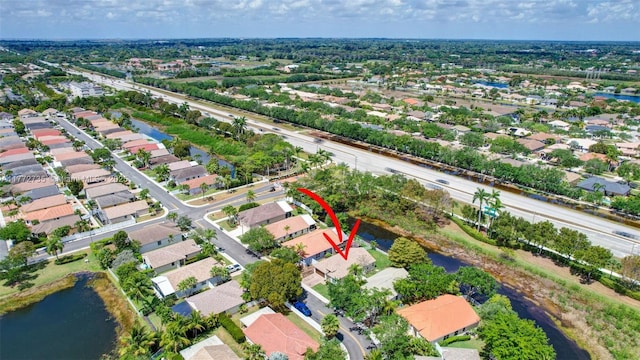 16249 NW 24th St, Pembroke Pines, FL 33028 - view of property location featuring a large body of water and nearby suburban area