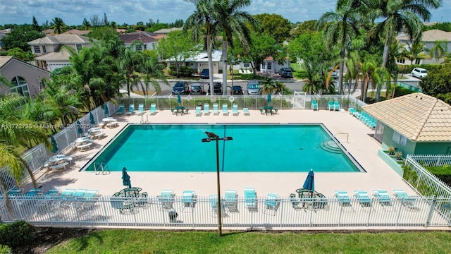 16249 NW 24th St, Pembroke Pines, FL 33028 - community pool with a patio area