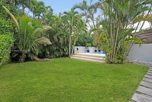 1523 Blue Rd, Coral Gables, FL 33146 - view of yard featuring a pergola